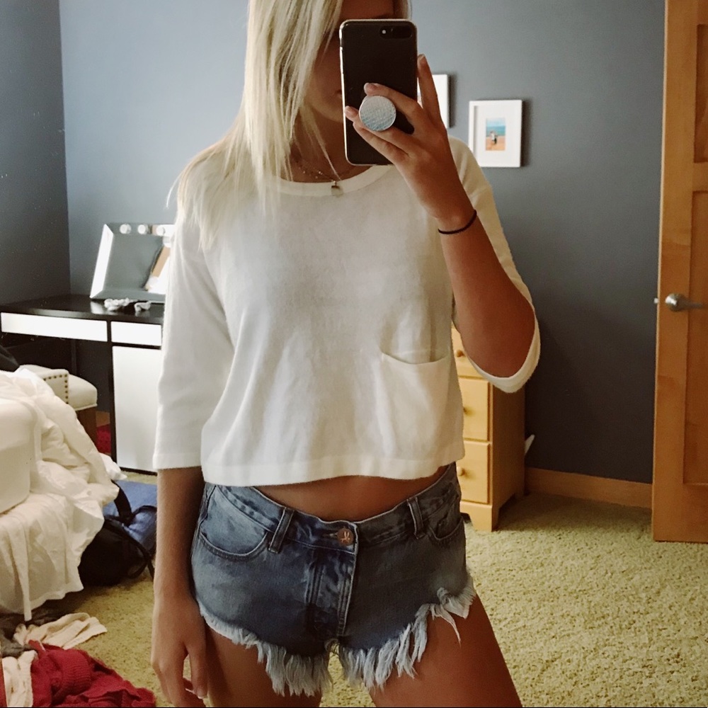 White sweater